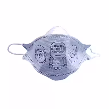 ماسک کودک 5 عددی 3 بعدی طوسی  ماسک زندگی
