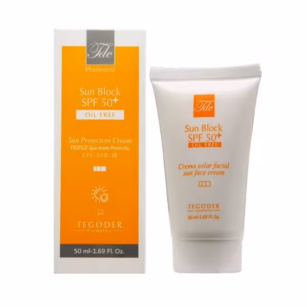 کرم ضد آفتاب SPF50 پوست نرمال تا خشک تگودر 50 میلی لیتر | Tegoder SPF50 Sunscreen Cream for Normal to Dry Skin 50ml