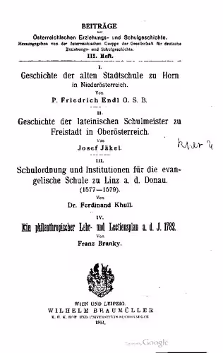 خرید و دانلود نسخه کامل کتاب Beiträge zur österreichischen Erziehungs- und Schulgeschichte