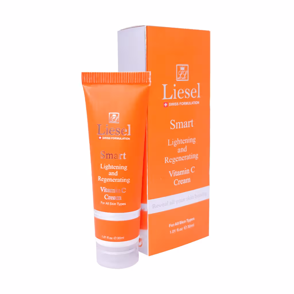 کرم روشن‌کننده و احیاکننده ویتامین سی اسمارت لایسل 30 میلی‌لیتر Liesel