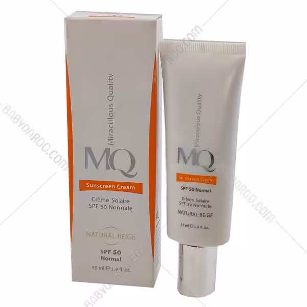 کرم ضد آفتاب نرمال ام کیو Spf 50 | بژ طبیعی