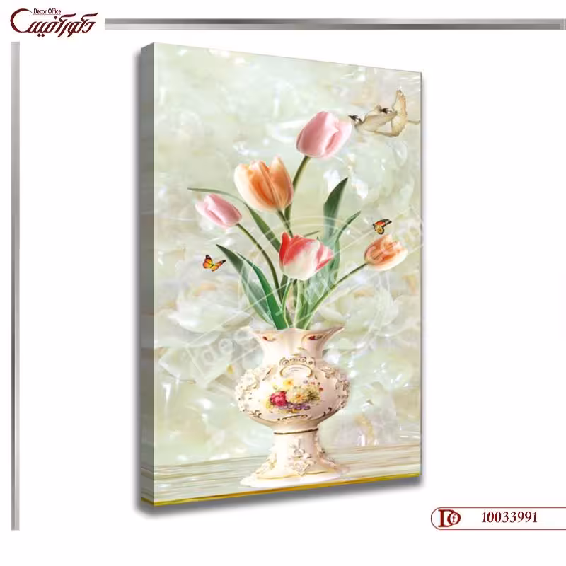 تابلو تزیینی گل کدR3991