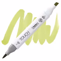 ماژیک طراحی دو سر تاچ (بدنه سفید) کد GY48