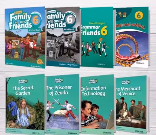American Family and Friends 6 2nd Edition پکیج دوره کامل امریکن فمیلی اند فرندز شش ویرایش دوم رحلی