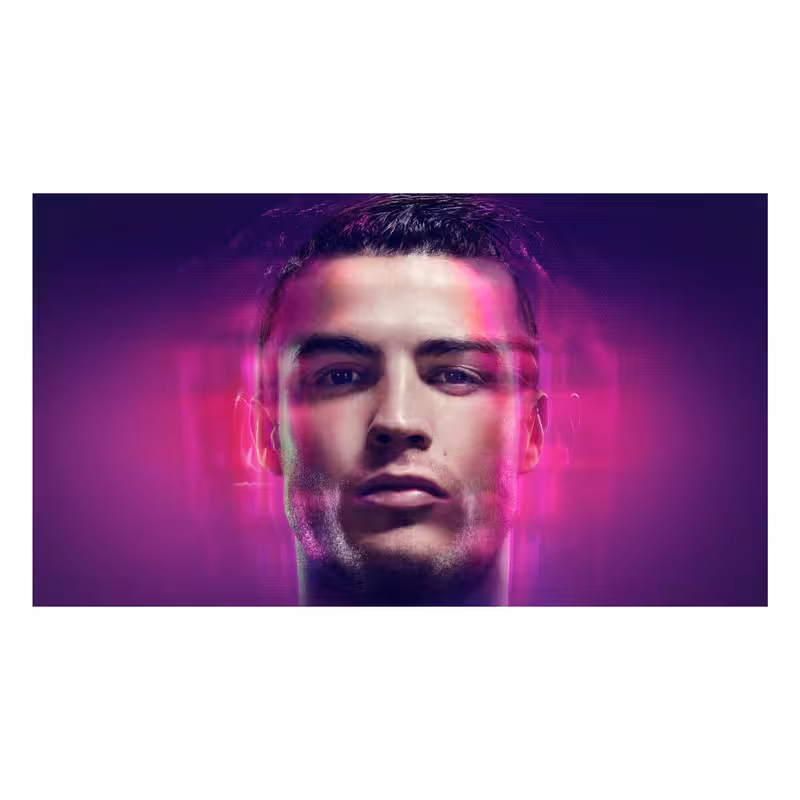 تابلو شاسی مدل کریستیانو رونالدو کد 772 | دنیای قاب