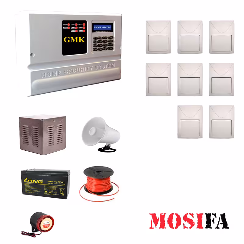 پکیج دزدگیر اماکن GMK سیمکارتی مدل GM_F8