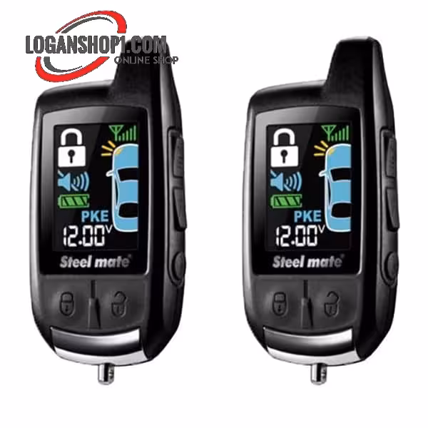دزدگیر استیل میتPKE888 دو ریموت تصویری