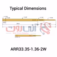 قطعه الکترونیکی مدل ARR33.35-1.36-2W (R100-2W)