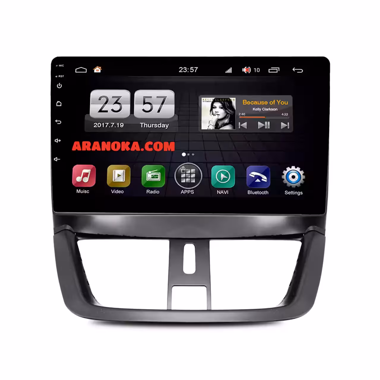 مانیتور فابریک پژو 207 وینکا مدل TL855A سری  S170