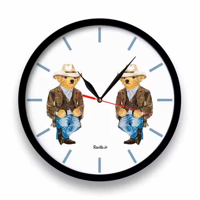ساعت‌ دیواری راویتا طرح تدی کد3432