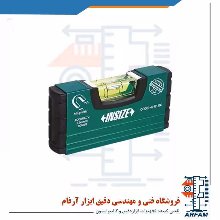 تراز مگنتی حباب دار اینسایز مدل 100-4912