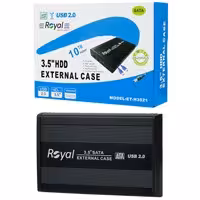 Box Hard 3.5 inch USB2 HDD آداپتور دار Royal H-3521