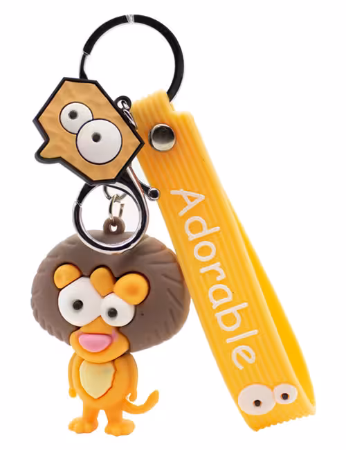 جاکلیدی سیلیکونی فانتزی طرح شیر چشم قلمبه