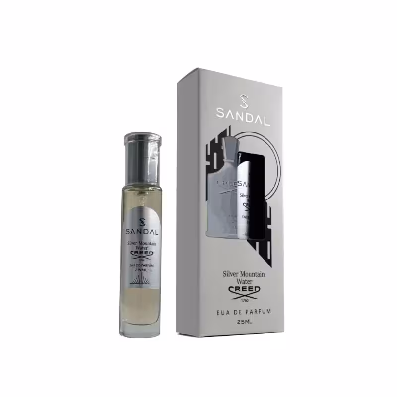 عطر جیبی مردانه صندل سیلور مونتین SANDAL حجم 25 میل