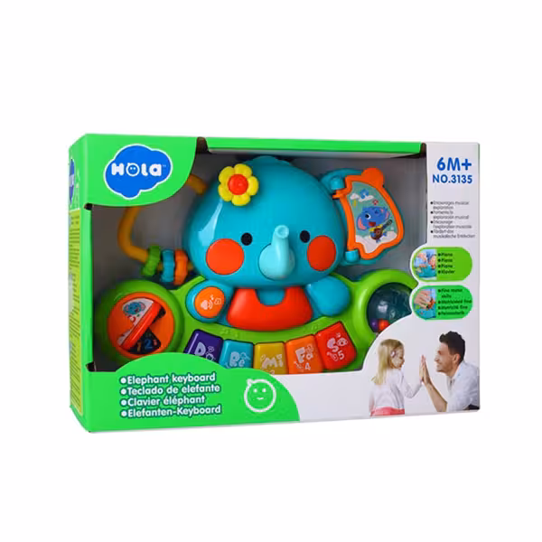 کیبورد طرح فیل هولا تویز 3135