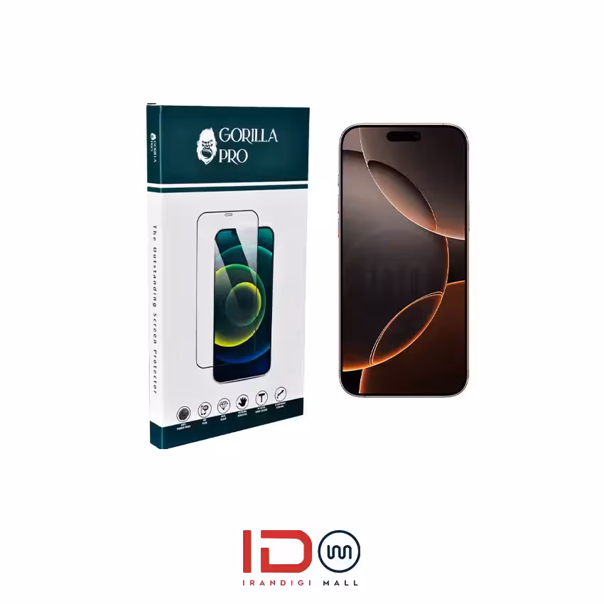 گلس و محافظ هیدروژلی (شفاف) نمایشگر گوشی اپل مدل iPhone 16 Pro