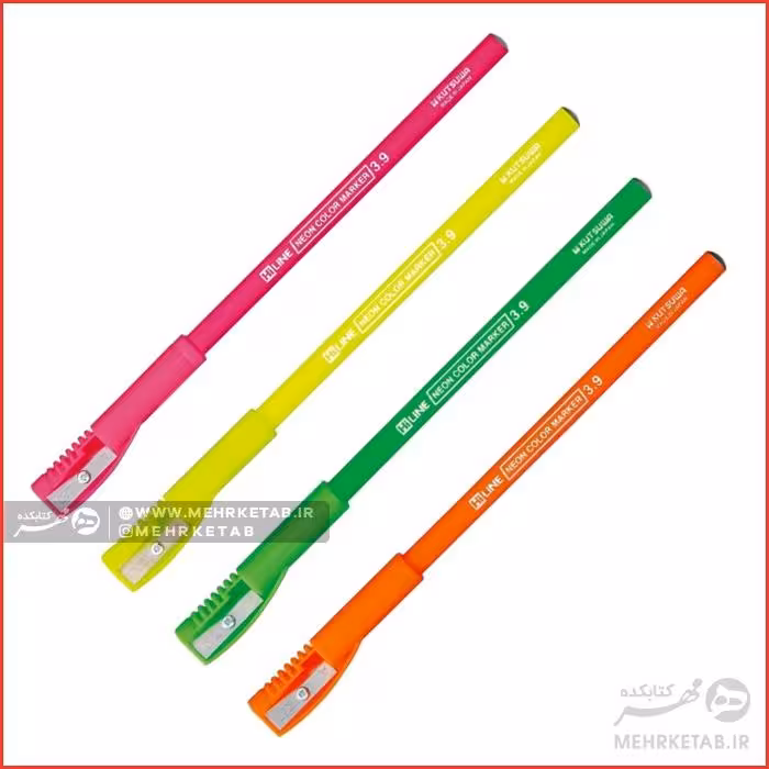 مداد هایلایتر کوتساوا Kutsuwa Fluorescent Color Pencil