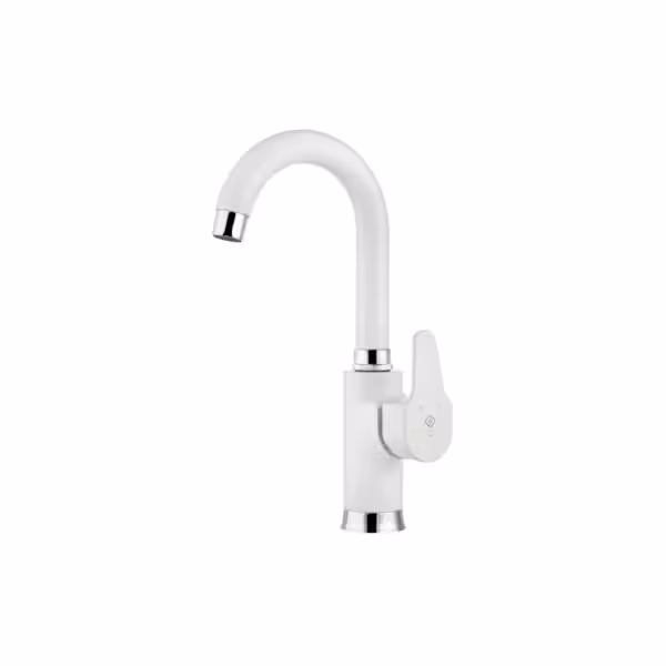 شیر روشویی اهرمی متحرک کاویان مدل آنیتا سفید