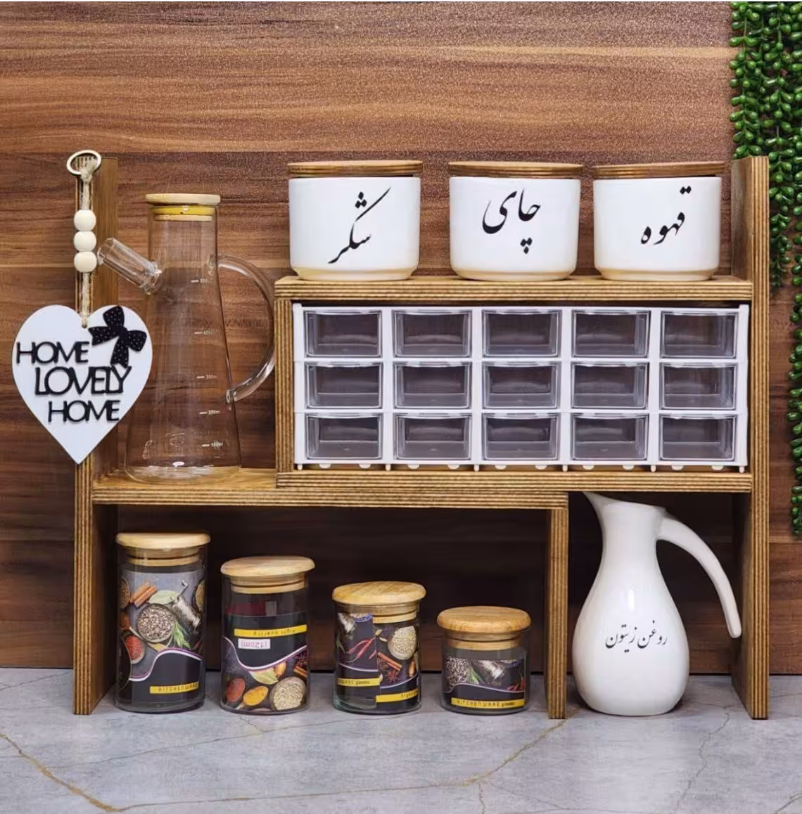 جا ادویه فایلی مدل 15 کشو متحرک