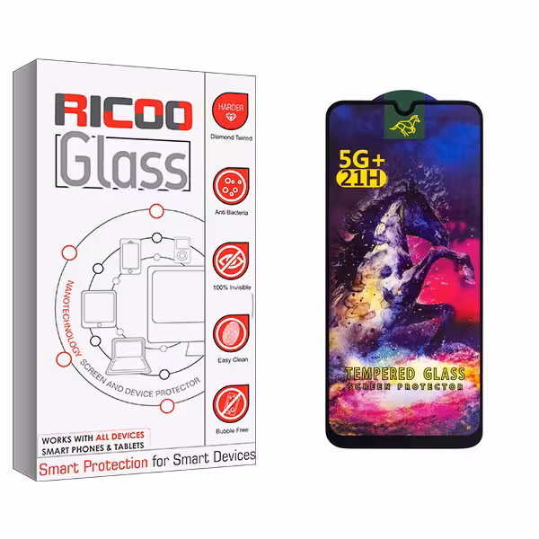 محافظ صفحه نمایش شیشه ای ریکو مدل HORSE مناسب برای گوشی موبایل سامسونگ Galaxy A02\A02s\A03s