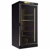 يخچال کینو 80 سانت مشکی تک درب مدل KINO KR 800 WLBL