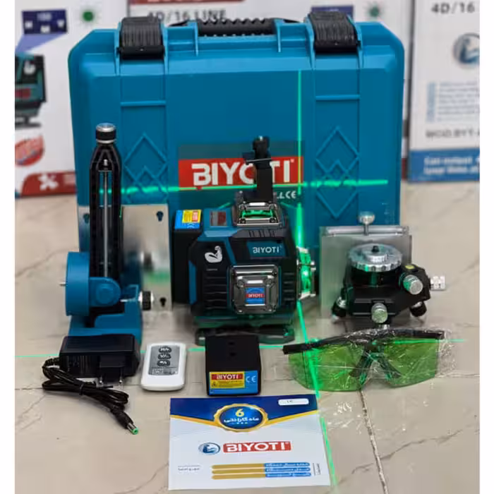 تراز لیزری لنز چرخشی بیوتی مدل BYT_4D17S