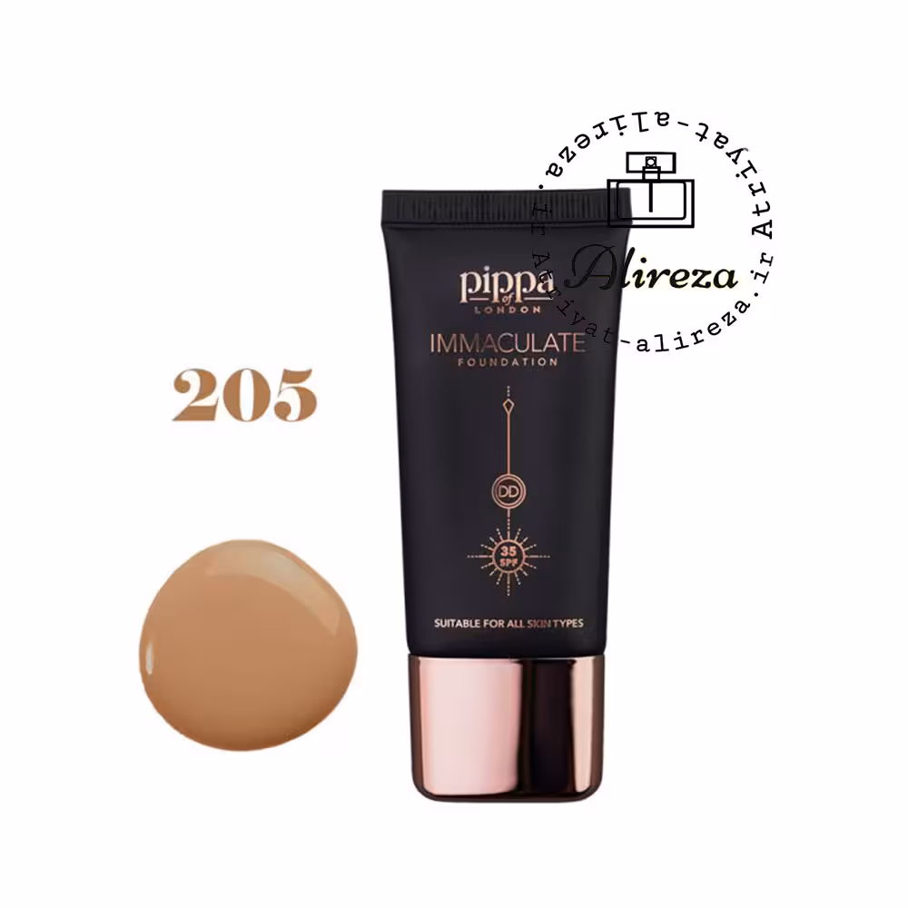 کرم پودر پیپا Immaculate Foundation با SPF35 شماره 205