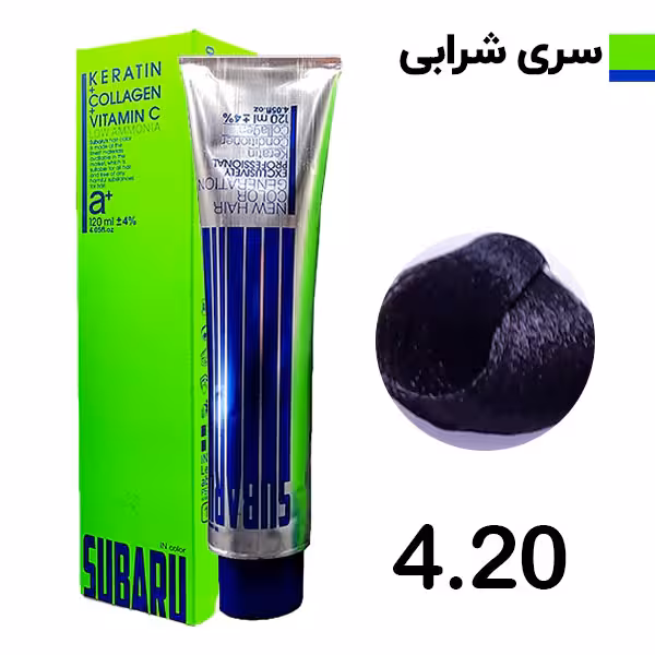 رنگ مو شرابی تیره سوبارو شماره 420