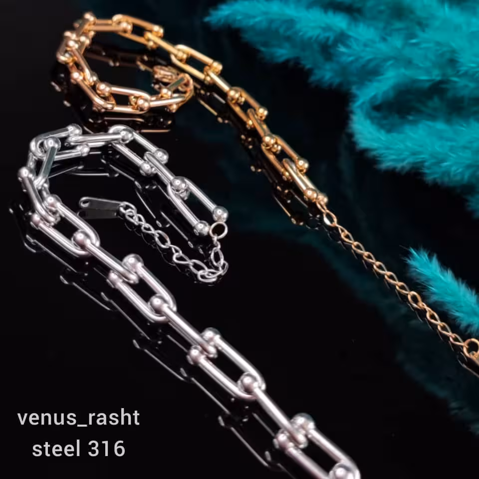 دستبند استیل مدل تیفانی کد 935