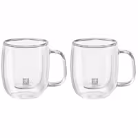 فنجان اسپرسو و قهوه دوجداره زولینگ ست 2 عددی مدل zwilling sorrento