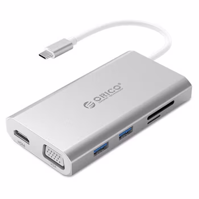 هاب 8 پورت USB-C اوریکو مدل ADS3 برای اتصال دستگاه‌ها