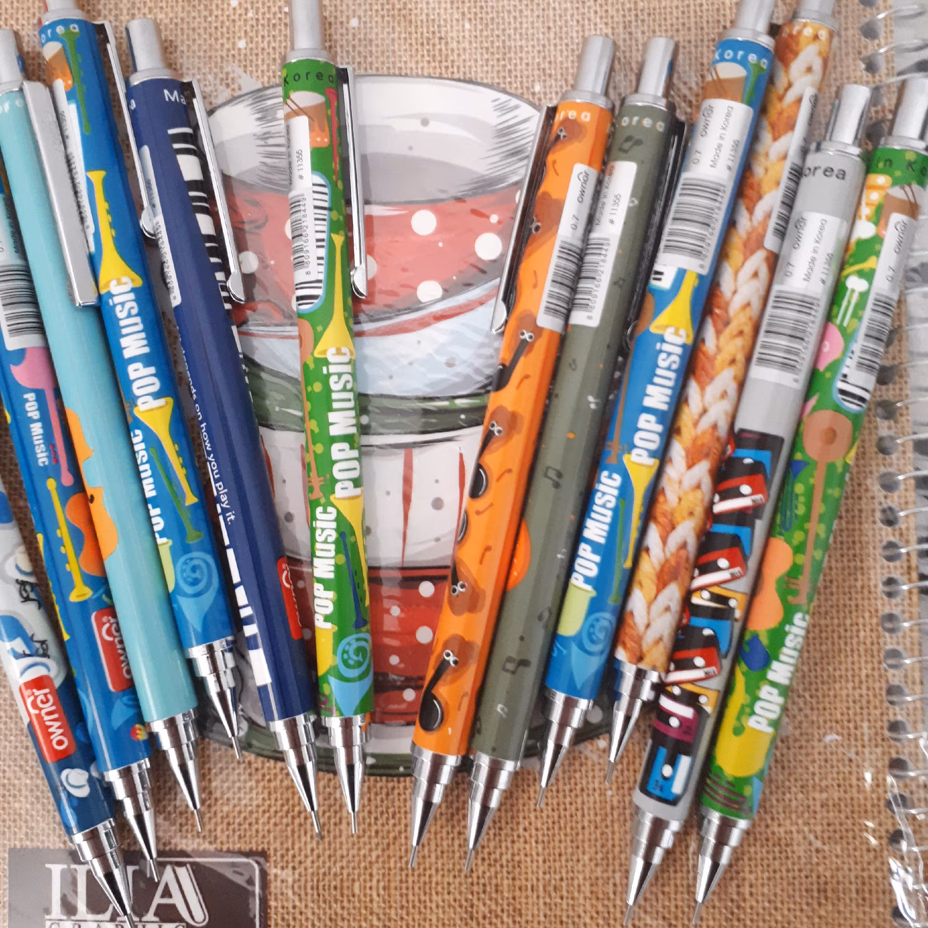 اتود اونر(کره ای. نوک 0.7 طرح پاپ موزیک)