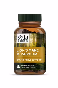 کپسول گیاهی قارچ Lion&#039;s Mane برند Gaia Herbs - بسته 40 عددی
