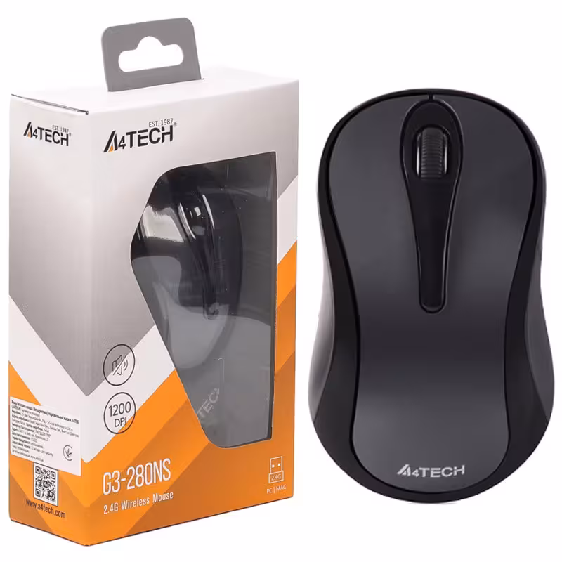 موس وایرلس بی صدا ای فورتک مدل G3-280NS