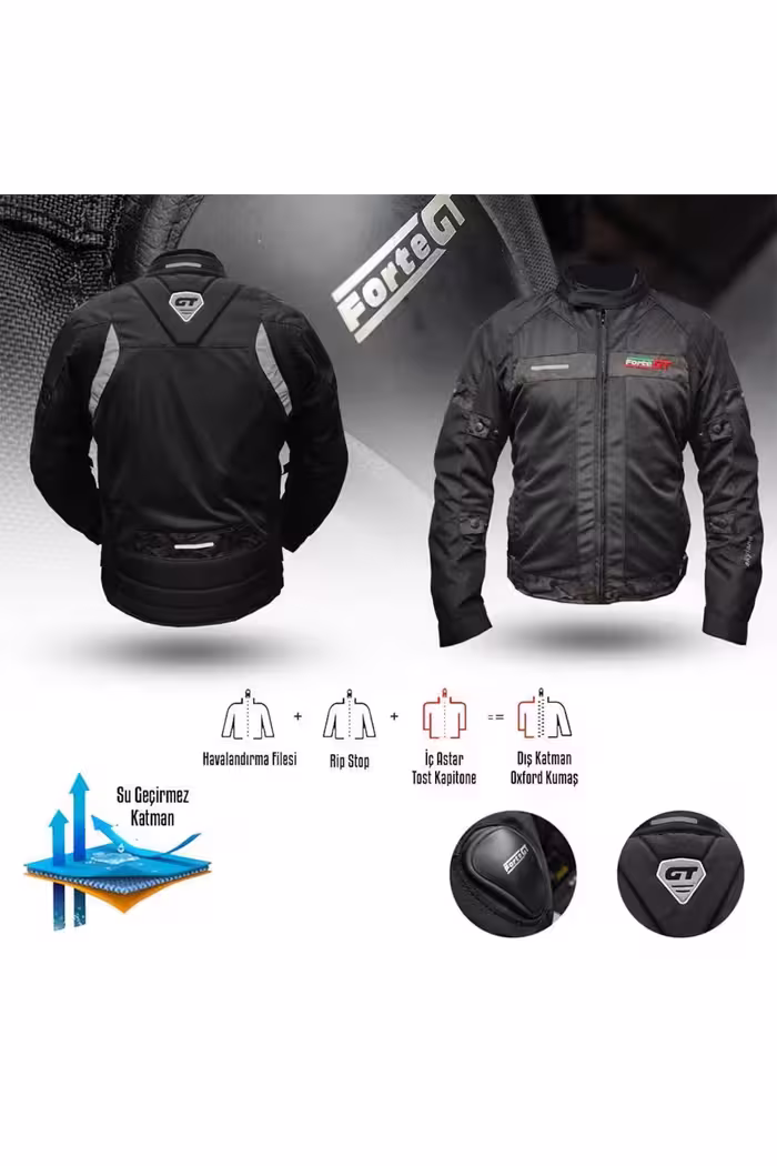 کاپشن موتورسوار مردانه 2001079 SKYLAND 4 SEASON MOTORCYCLE Forte Gt
