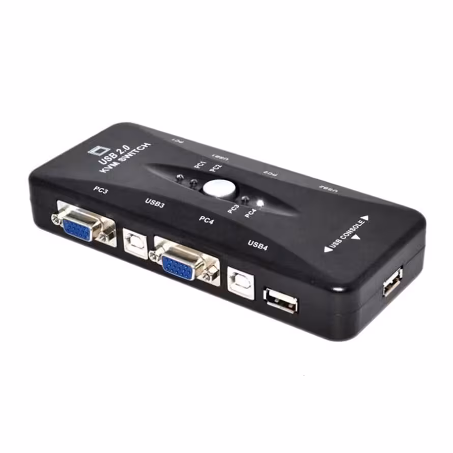 سوئیچ 4 پورت USB دی نت KVM