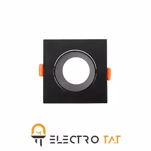 قاب هالوژن تک شعله مربع کد 5768 (بدنه ABS)