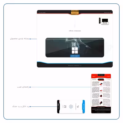 برچسب پوششی ماهوت مدل The Last of Us مناسب برای تبلت مایکروسافت Surface Pro 4 2015