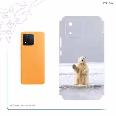 برچسب پوششی ماهوت مدل Polar_bear مناسب برای گوشی موبایل آنر X5