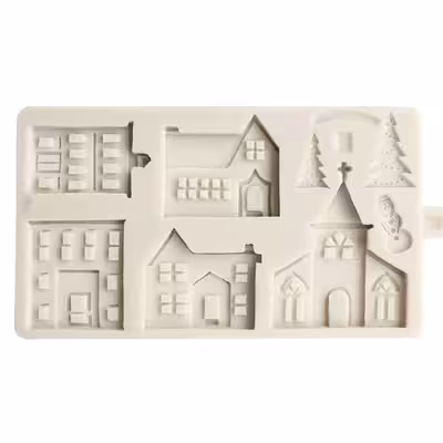 قالب فوندانت به گز مدل خانه و آپارتمان