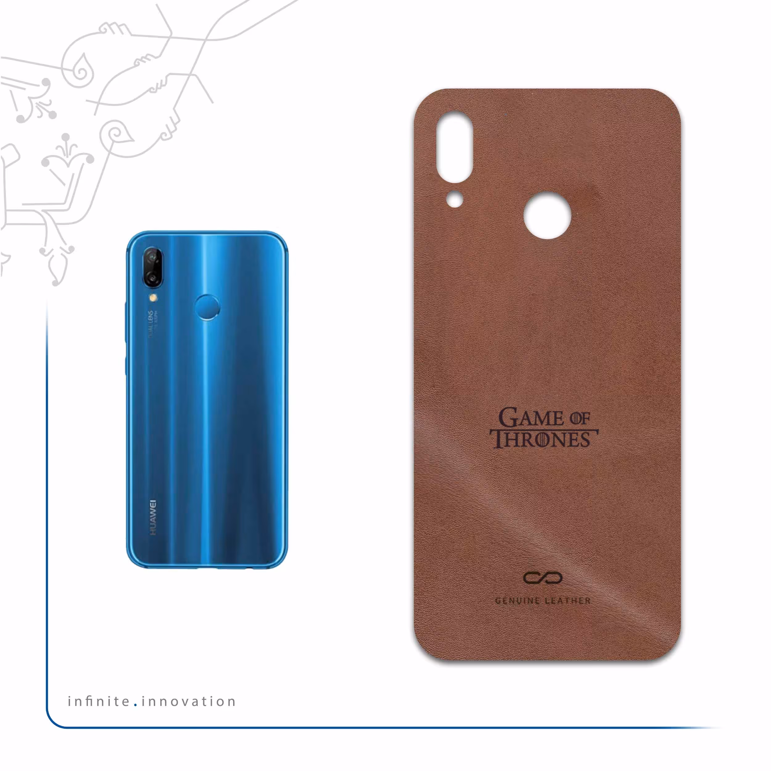 برچسب پوششی ماهوت مدل MNL-GOT مناسب برای گوشی موبایل هوآوی Nova 3e