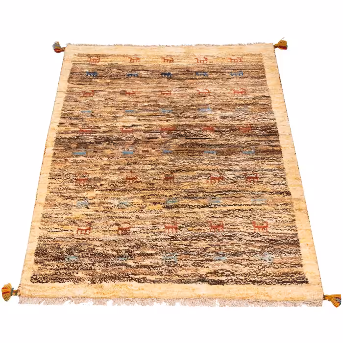 گبه دستباف ذرع و نیم سی پرشیا کد 122161