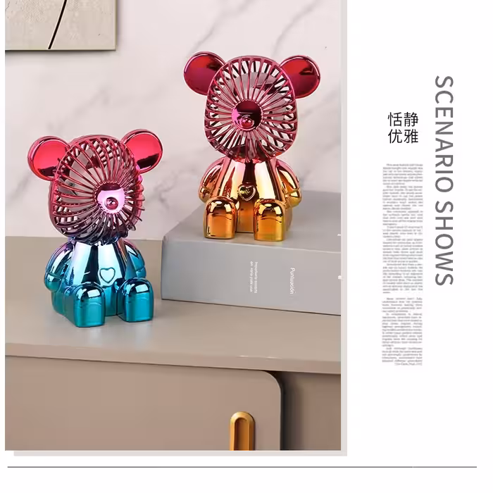 پنکه شارژی مدل فانتزی