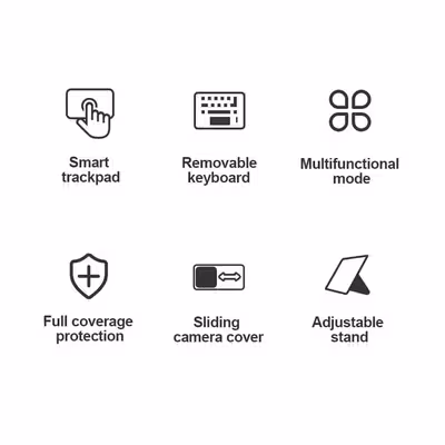 کیف کلاسوری کیبورد دار نیلکین مدل Bumper Combo Keyboard مناسب برای تبلت سامسونگ Galaxy Tab S8 Plus (S8 )/ S8 Plus 5G/ S7 FE/ S7 Plus