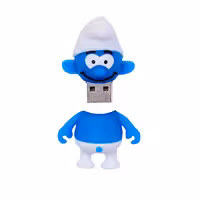 فلش مموری دایا دیتا طرح Smurfs مدل PC1016 ظرفیت 128 گیگابایت