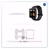 برچسب ماهوت طرح Nastaliq_2 مناسب برای ساعت هوشمند شیائومی Redmi Watch 2 Lite