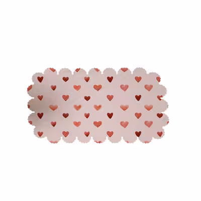   رومیزی طرح قلب  کد 8214R