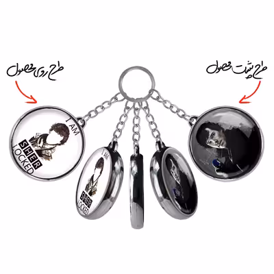 جاکلیدی خندالو طرح شرلوک هولمز مدل دوطرفه کد 1015810166