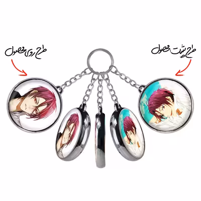 جاکلیدی خندالو طرح رین ماتسوکا انیمه فری مدل دوطرفه کد 1561615605