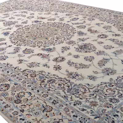 فرش دستبافت شش ونیم متری مدل نایین کد 997